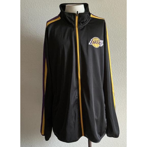 Los Angeles Lakers Carl Banks G III Zip Up Jacket Men’s Size 2XL Excellent - Picture 5 of 16